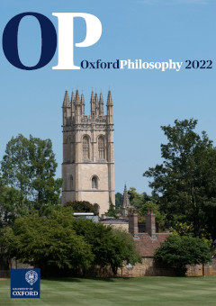Oxford Philosophy Magazine 13th Edition Cover