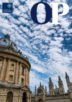 Oxford Philosophy 14 cover
